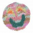 Hannah Epstein. <em>Happy Planet</em>, 2018. Wool, acrylic, polyester, nylon and burlap, 46 x 47 inches (116.8 x 119.4 cm) thumbnail