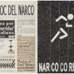 Camilo Restrepo. <em>El Bloc Del Narco #11, </em> 2016. Ink, water-soluble wax pastel, tape, glue, newspaper clippings, staples, plastic bag, paper dust and saliva on paper, 16 1/2 x 24 (41.9 x 61 cm) thumbnail