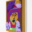 Dominic Dispirito. <em>The girl with the purple barnet</em>, 2018. Manually printed PLA plastic on board, 11 3/4 x 8 1/4 inches  (30 x 21 cm) thumbnail