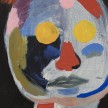 Gabby Rosenberg. <em>The Introduction</em>, 2019. Acrylic on canvas, 40 x 48 inches (101.6 x 121.9 cm) Detail thumbnail