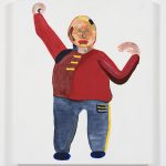 Gabby Rosenberg. <em>Giant Baby</em>, 2019. Acrylic on canvas, 48 x 36 inches (121.9 x 91.4 cm)