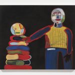 Gabby Rosenberg. <em>Glitch Heavy</em>, 2019. Acrylic on canvas, 40 x 48 inches  (101.6 x 121.9 cm)