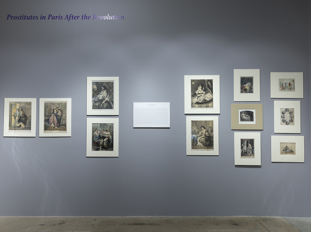 <em> Pavement Nymphs and Roadside Flowers: Prostitutes in Paris After the Revolution</em>, Curated by Victoria Dailey, Installation view, Steve Turner, 2019