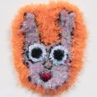 Hannah Epstein. <em>Eyes Like Saucers</em>, 2019. Wool, acrylic, polyester and burlap, 32 x 39 inches  (81.3 x 99.1 cm) thumbnail