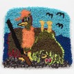 Hannah Epstein. <em>Duck Hunt</em>, 2019. Wool, acrylic, polyester and burlap, 21 1/2 x 24 inches  (54.6 x 61 cm) thumbnail