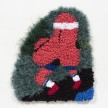 Hannah Epstein. <em>Runny Nose</em>, 2019. Wool, acrylic, polyester and burlap, 19 1/2 x 17 inches  (49.5 x 43.2 cm) thumbnail