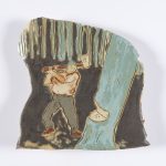 Kevin McNamee-Tweed. <em>Lumber</em>, 2019. Glazed ceramic, 6 1/2 x 6 7/8 inches  (16.5 x 17.5 cm)