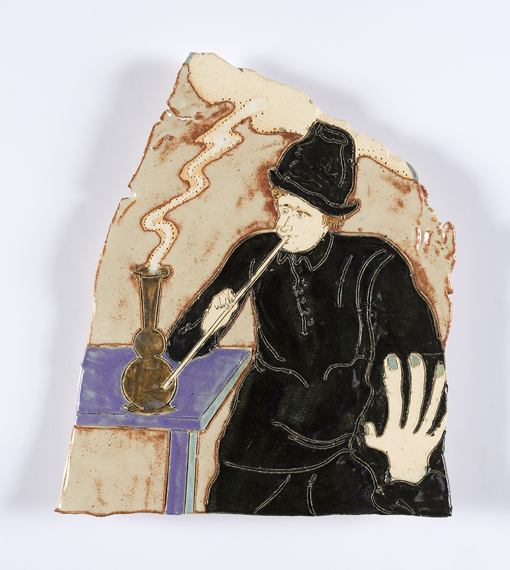 Kevin McNamee-Tweed. <em>Piper</em>, 2019. Glazed ceramic, 9 x 7 7/8 inches  (22.9 x 20 cm)