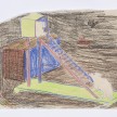 Kevin McNamee-Tweed. <em>Life of Mice</em>, 2019. Graphite and colored pencil on mulberry paper, 6 x 8 1/2 inches  (15.2 x 21.6 cm) thumbnail