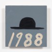 Stephen W. Evans. <em>Hat With Date </em>, 2019. Oil on wood panel, 9 x 9 inches  (22.9 x 22.9 cm) thumbnail