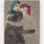 Dominic Dispirito. <em>Friends</em>, 2019. Acrylic on Jekyll linen, 10 1/4 x 8 inches  (26 x 20.3 cm)