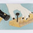 Kevin McNamee-Tweed. <em>Hammer, Nail</em>, 2019. Glazed ceramic, 11 x 9 inches  (27.9 x 22.9 cm) thumbnail