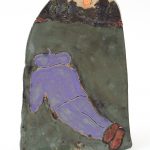 Kevin McNamee-Tweed. <em>Sunday Artist</em>, 2019. Glazed ceramic, 7 1/2 x 5 1/8 inches  (19.1 x 13 cm)