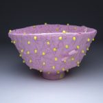 Kiyoshi Kaneshiro, <em>Bowl (6)</em>, 2019. Porcelain and glaze, 5 x 9 x 9 inches (12.7 x 22.9 x 22.9 cm)