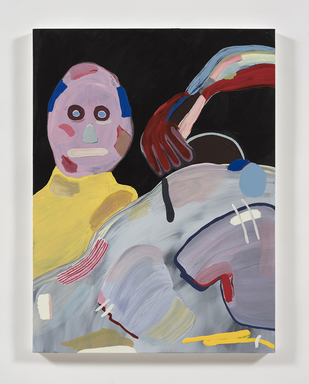 Gabby Rosenberg, <em>Nighmares</em>, 2019. Acrylic on canvas, 40 x 30 inches (101.6 x 76.2 cm)