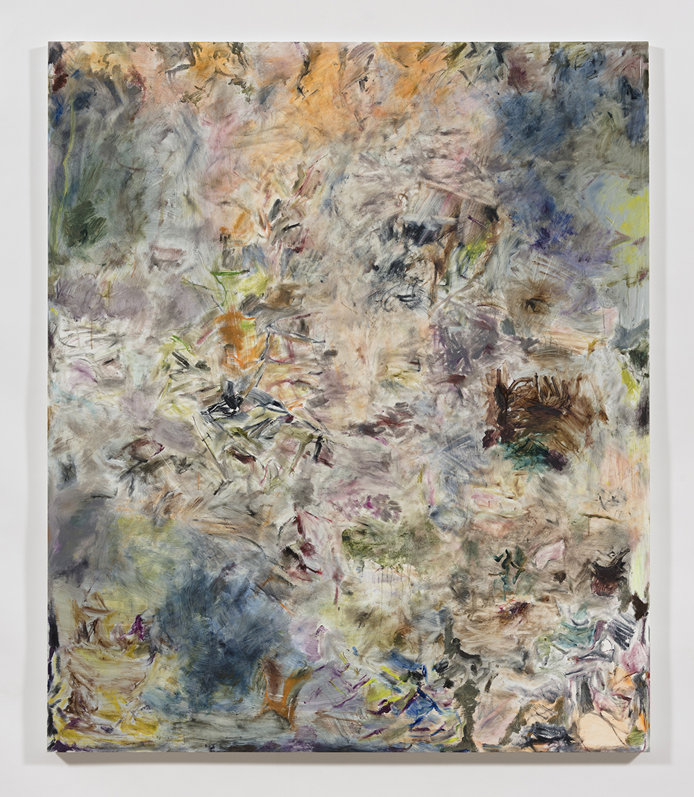Joaquin Boz, <em>Untitled</em>, 2019. Oil on panel, 85 x 72 inches (215.9 x 182.9 cm)