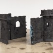 Alix Vernet. <em>Ruin<em>, 2019. Grout on plastic castle, 55 x 55 x 55 inches (139.7 x 139.7 x 139.7 cm) thumbnail
