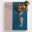 Herman Aguirre.<em> Espuma</em>, 2019. Oil and acrylic on canvas, 21 1/2 x 17 1/2 x 4 1/2 inches (54.6 x 44.5 x 11.4 cm) thumbnail