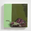 Herman Aguirre.<em> Polen</em>, 2019. Oil and acrylic on canvas, 12 x 12 1/2 x 3 1/2 inches (30.5 x 31.8 x 8.9 cm) thumbnail