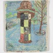 Kevin McNamee-Tweed.<em> Kiosk</em>, 2018. Monotype on mulberry paper mounted on wood, 10 1/2 x 8 3/4 inches (26.7 x 22.2 cm) thumbnail