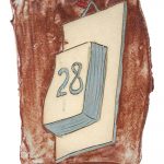 Kevin McNamee-Tweed.<em> 28</em>, 2019. Glazed ceramic, 7 1/2 x 5 3/4 inches (19.1 x 14.6 cm)