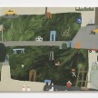 Mariel Capanna.<em> Boom Box, Tube Socks, Barrier, Rocking Chair</em>, 2019. Oil and wax on panel, 18 x 24 inches (45.7 x 61 thumbnail