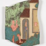 Kevin McNamee-Tweed.<em> Visitor</em>, 2018. Glazed ceramic, 10 1/2 x 8 inches (26.7 x 20.3 cm)