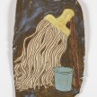 Kevin McNamee-Tweed.<em> Mop</em>, 2018. Glazed ceramic, 12 1/2 x 7 1/4 inches (31.8 x 18.4 cm) thumbnail
