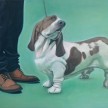 Lydia Blakeley.<em>Hound</em>, 2019. Oil on canvas, 19 5/8 x 27 1/2 in (50 x 70 cm) thumbnail