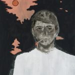 Francisco Rodriguez.<em> Young Man</em>, 2019. Oil on canvas, 23 5/8 x 19 5/8 inches (60 x 50 cm)
