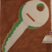 Kevin McNamee-Tweed.<em> Key</em>, 2019. Acrylic on muslin, 17 x 15 inches (43.2 x 38.1 cm) thumbnail