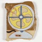 Kevin McNamee-Tweed.<em> Electric Fan</em>, 2019. Glazed ceramic, 9 x 7 inches (22.9 x 17.8 cm)