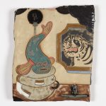 Kevin McNamee-Tweed.<em> Ghoti Lamp</em>, 2019. Glazed ceramic, 11 x 9 inches (27.9 x 22.9 cm)