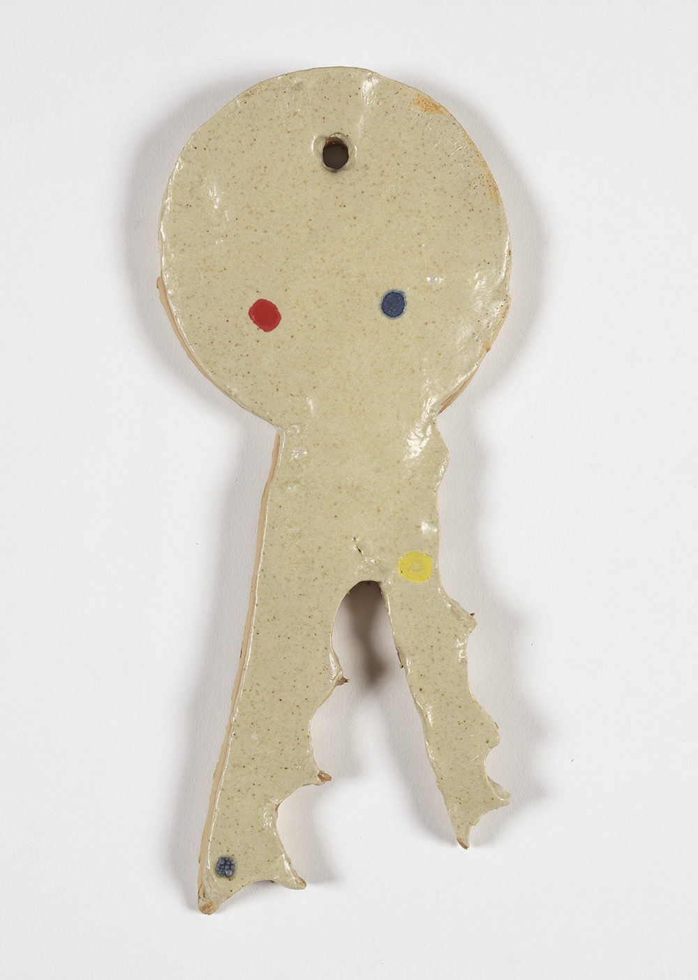 Kevin McNamee-Tweed.<em> Key (Hunches)</em>, 2019. Glazed ceramic, 9 x 4 inches (22.9 x 10.2 cm)