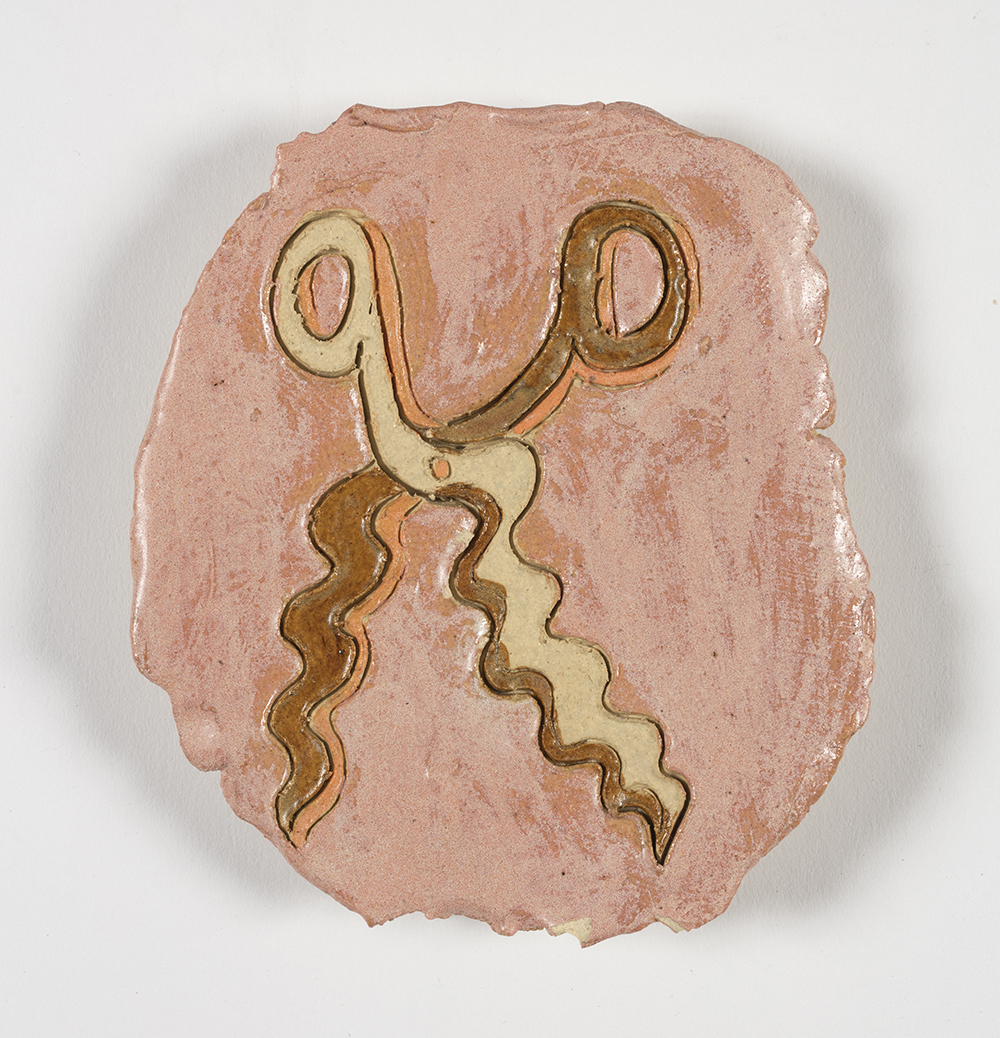 Kevin McNamee-Tweed.<em> Sci(ZX)</em>, 2019. Glazed ceramic, 5 x 4 1/2 inches (12.7 x 11.4 cm)