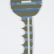 Kevin McNamee-Tweed.<em> Ash Blue Key</em>, 2019. Glazed ceramic, 19 1/2 x 8 inches (49.5 x 20.3 cm) thumbnail