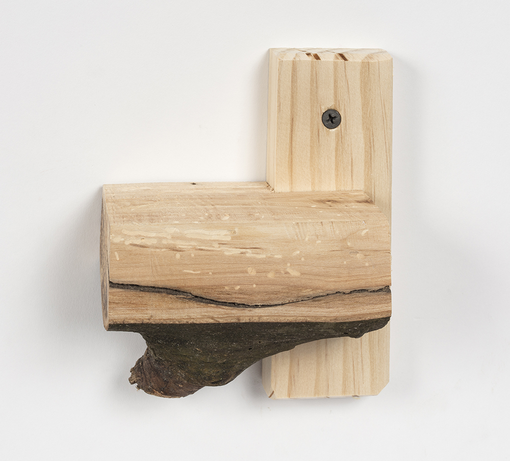 Kevin McNamee-Tweed.<em> Storm</em>, 2019. Found wood, 5 3/4 x 4 3/4 x 2 1/4 inches (14.6 x 12.1 x 5.7 cm)