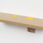 Kevin McNamee-Tweed.<em> YB</em>, 2019. Acrylic on wood, 3 3/4 x 15 1/4 x 4 1/4 inches (9.5 x 38.7 x 10.8 cm)