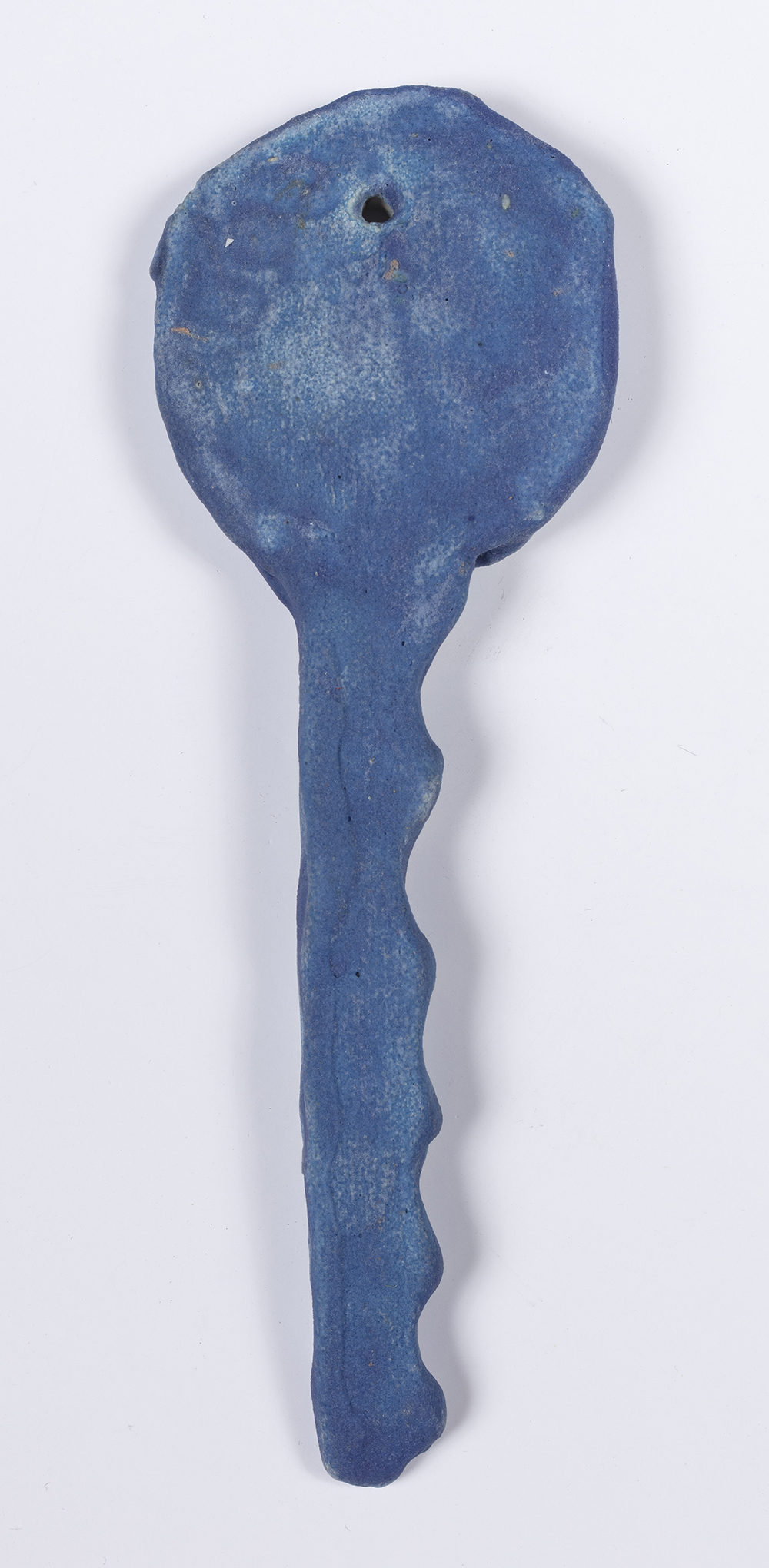 Kevin McNamee-Tweed.<em> Volcazul Key</em>, 2019. Glazed ceramic, 4 3/4 x 1 3/4 inches (12.1 x 4.4 cm)