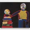 Gabby Rosenberg.<em> Glitch Heavy</em>, 2019. Acrylic on canvas, 40 x 48 inches (101.6 x 121.9 cm) thumbnail
