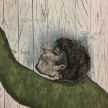 Francisco Rodriguez.<em> Head Two</em>, 2019. Oil and charcoal on linen, 23 5/8 x 19 5/8 inches (60 x 50 cm) thumbnail