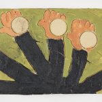 Kevin McNamee-Tweed.<em> Spring Fevers</em>, 2019. Glazed ceramic, 4 1/2 x 3 inches (11.4 x 7.6 cm)