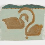 Kevin McNamee-Tweed.<em> Zw</em>, 2019. Glazed ceramic, 7 x 5 1/2 inches (17.8 x 14 cm)