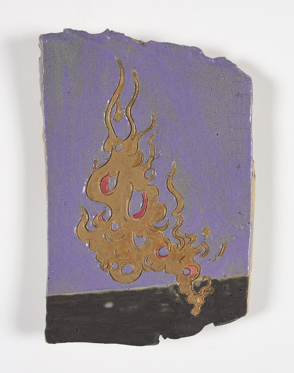 Kevin McNamee-Tweed.<em> Spontaneoto</em>, 2019. Glazed ceramic, 9 x 6 inches (22.9 x 15.2 cm)