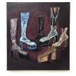 Stevie Dix. <em> Tribunal</em>, 2019. Oil on canvas, 40 x 38 3/8 inches (101.5 x 97.5 cm) thumbnail