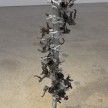 Luciana Lamothe. <em> Burning Inside</em>, 2019. Iron pipes and clamps, 45 x 12 x 12 inches (114.3 x 30.5 x 30.5 cm) thumbnail