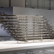 Luciana Lamothe.<em> Brutal Ambivalence</em>, 2019. Steel pipes and clamps, 76 3/4 x 236 1/4 x 47 1/4 inches (195 x 600 x 120 cm) thumbnail