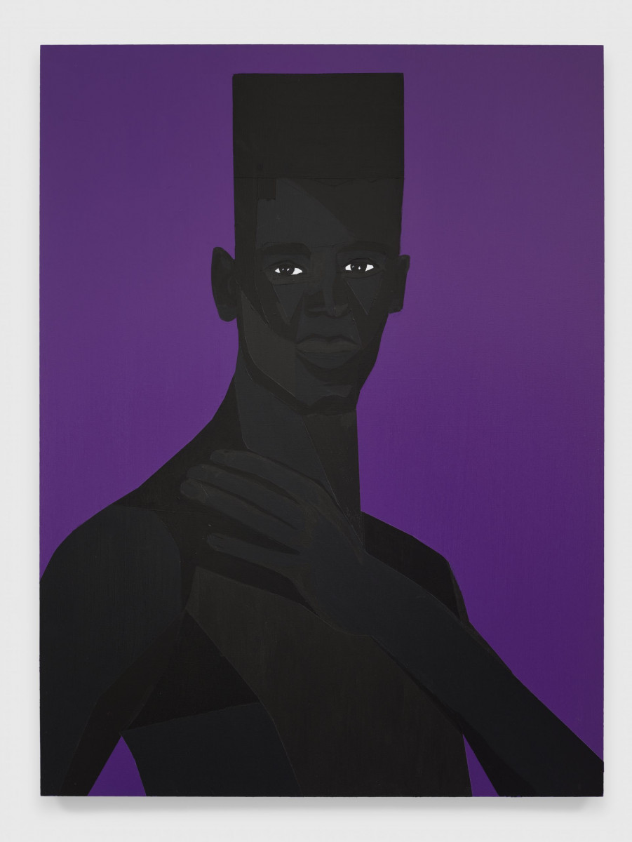Jon Key, The Man No. 12, 2020 Acrylic on panel 24 x 18 inches (61 x 45.7 cm)