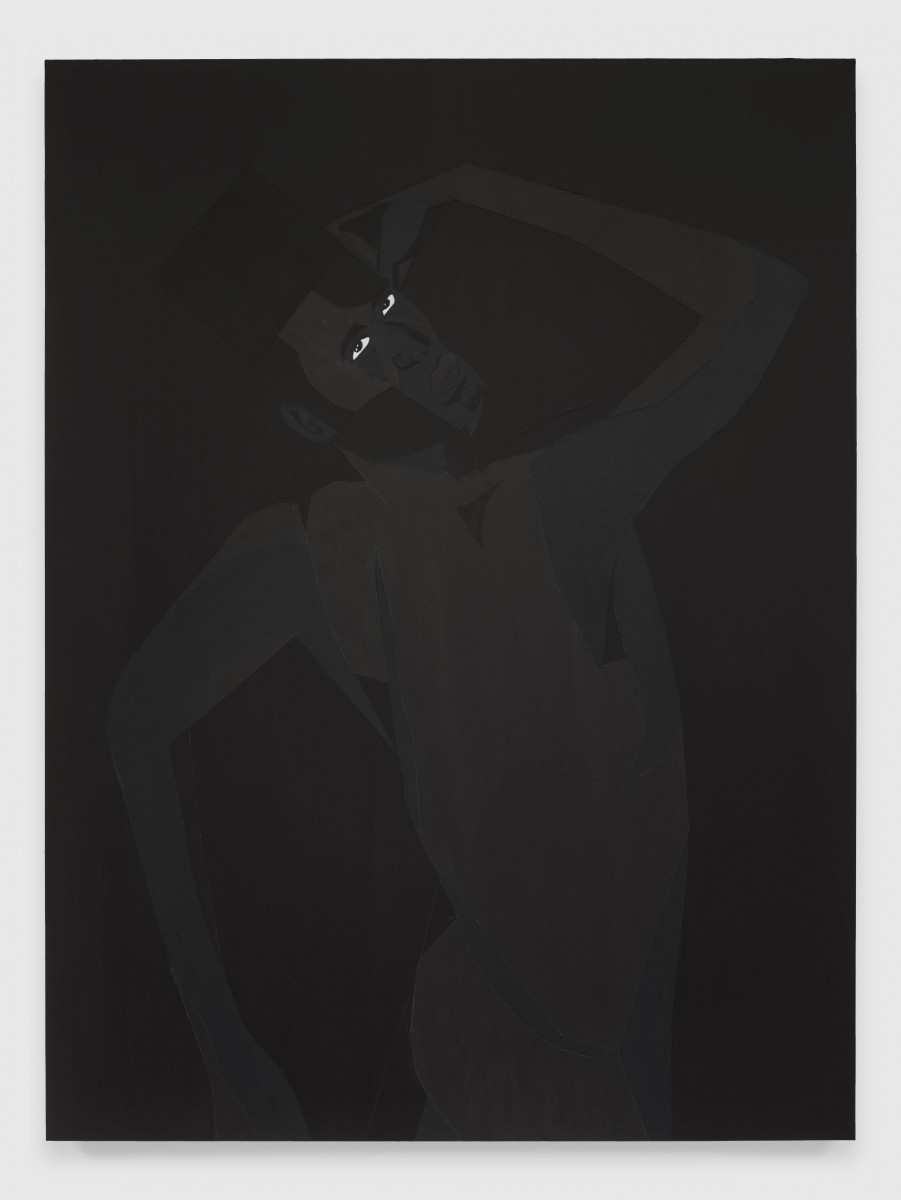 Jon Key, The Man No. 14, 2020 Acrylic on panel 40 x 30 inches (101.6 x 76.2 cm)