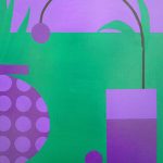 Jon Key.<em> Violet Still Life No. 2</em>, 2019. Acrylic on panel, 24 x 18 inches (61 x 45.7 cm)